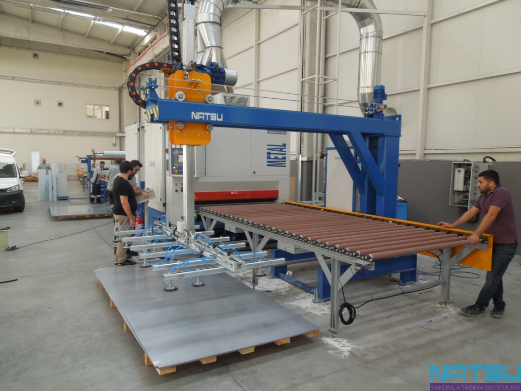 OVERHEAD CRANE UNDER THE HOOK-PLUG AND PLAY VACUUM HANDLING SYSTEMS SHEET METAL